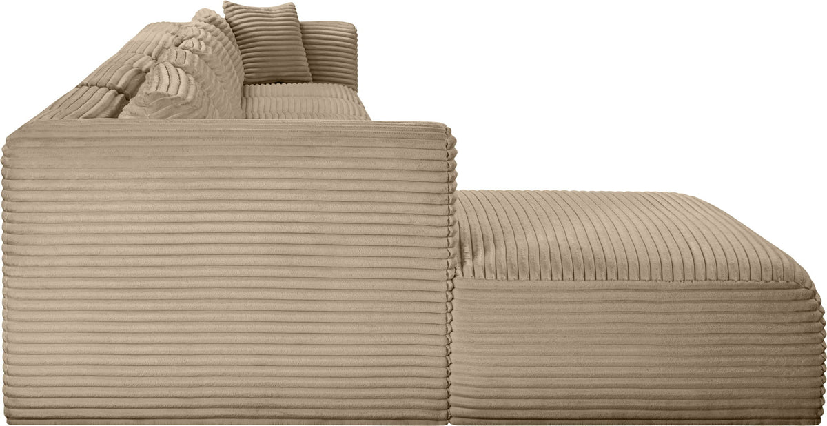 Shaggy - Fabric 6 Piece Modular Sectional With Chaise
