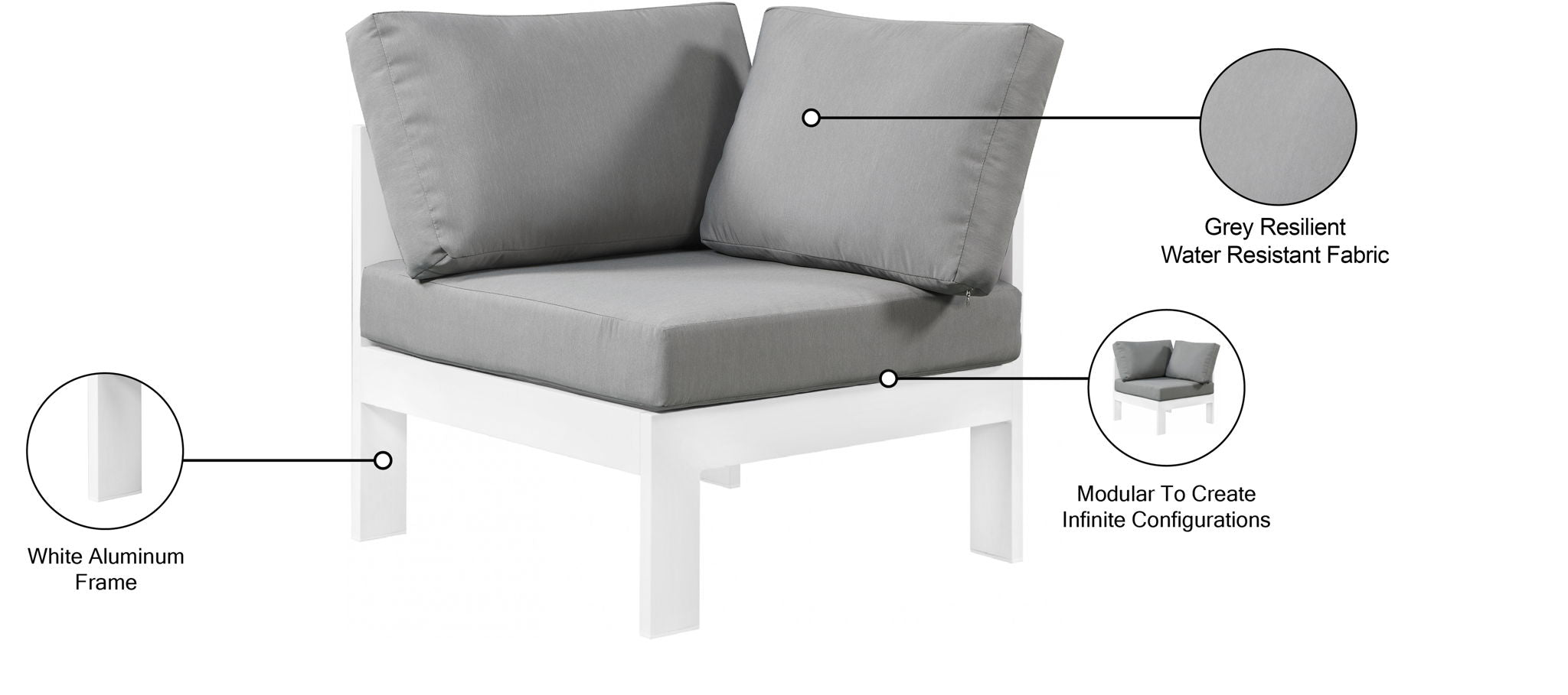 Nizuc - Outdoor Corner Chair