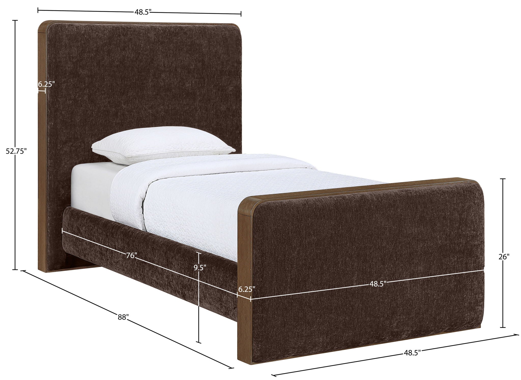 Dalton - Fabric Bed