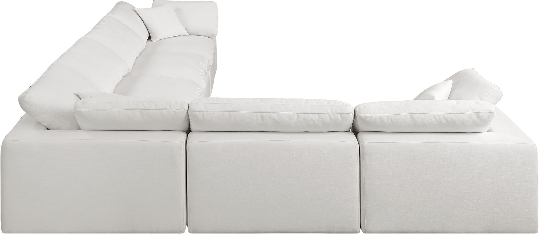 Comfy - 6 Piece Linen Modular Corner Sectional