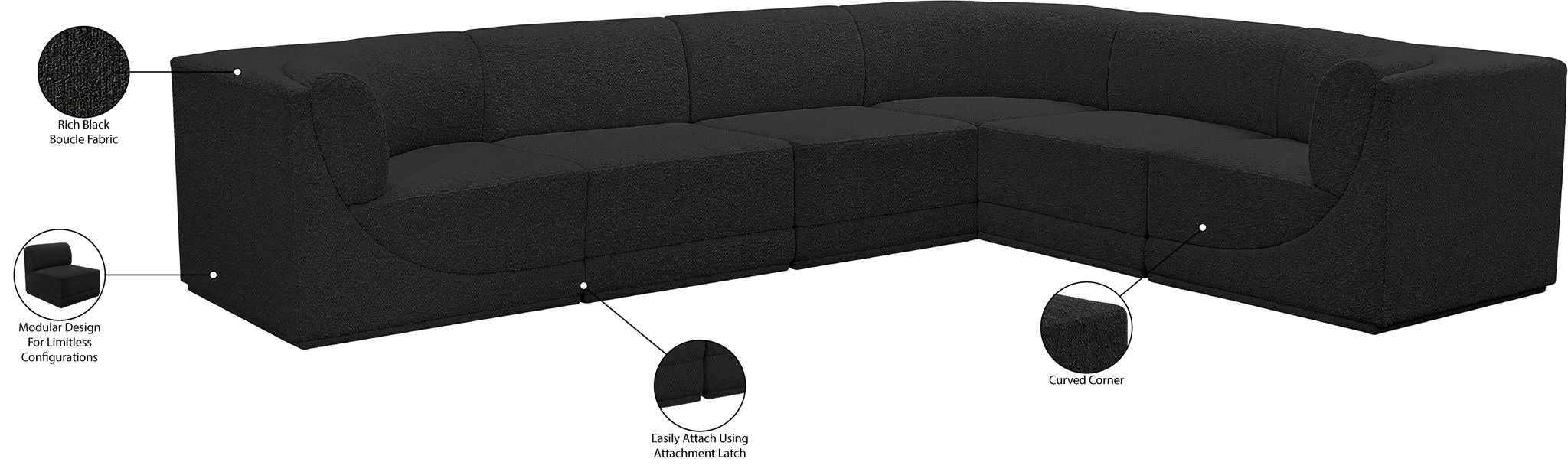 Ollie - 6 Piece Modular Sectional