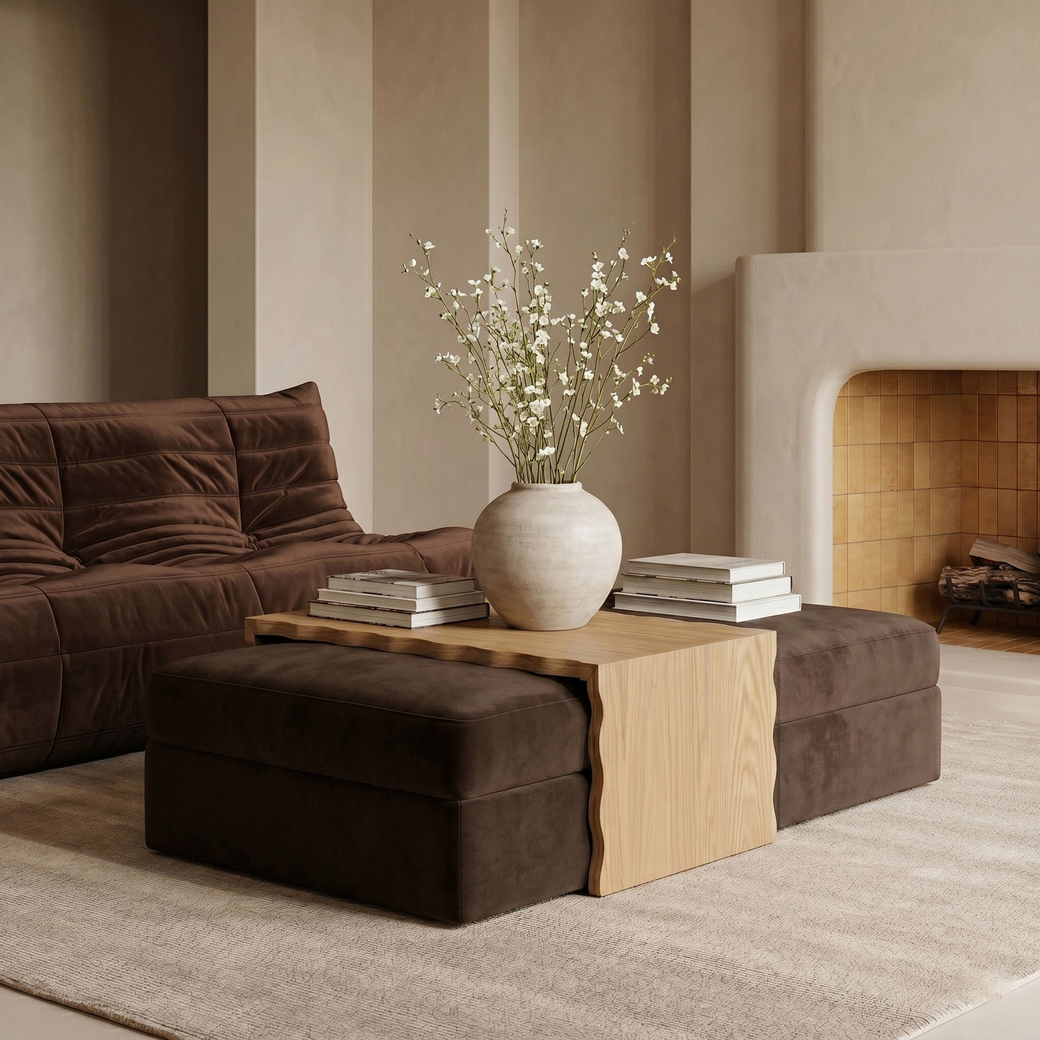 Woodra - Coffee Table / Ottoman