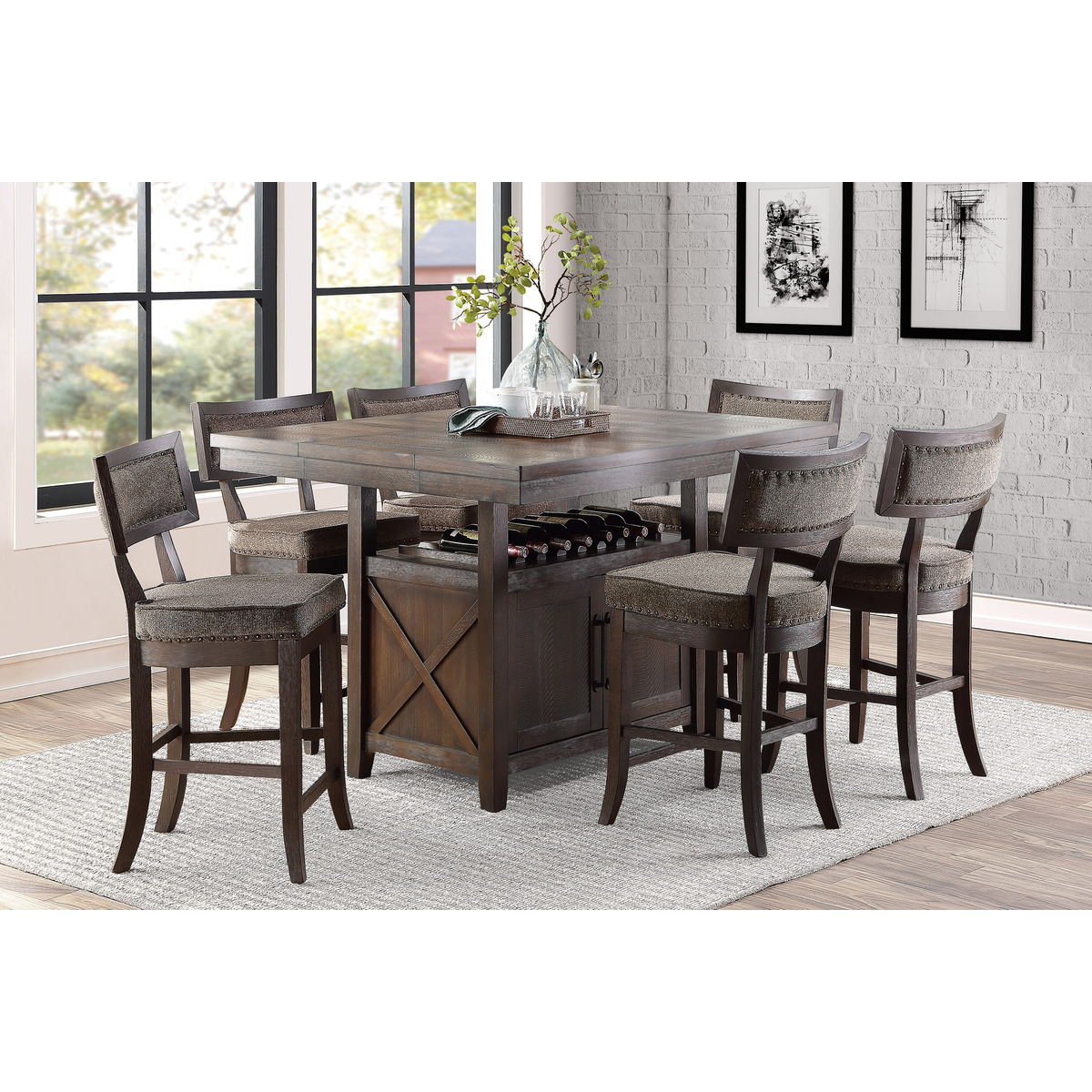 Oxton - Counter Height Chair (Set of 2)