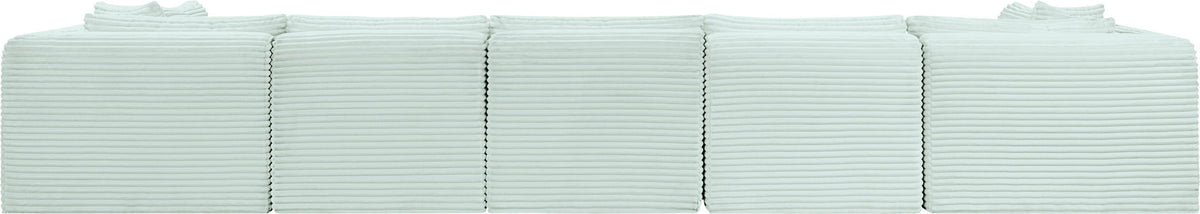 Shaggy - 7 Piece Modular U-Shaped Armless Sectional