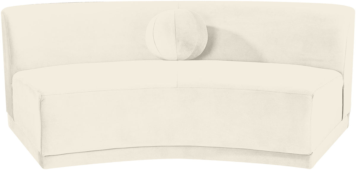 Avra - Velvet Performance Fabric Upholstered Armless Sofa