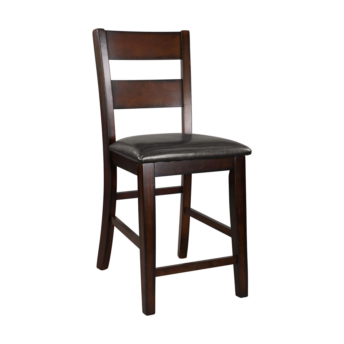 Mantello - Counter Height Chair (Set of 2) - Dark Brown