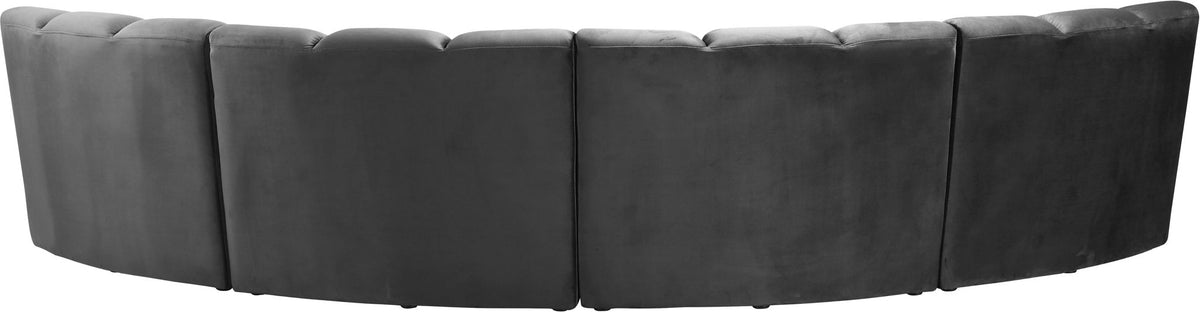Infinity - 4 Piece Velvet Modular Sectional