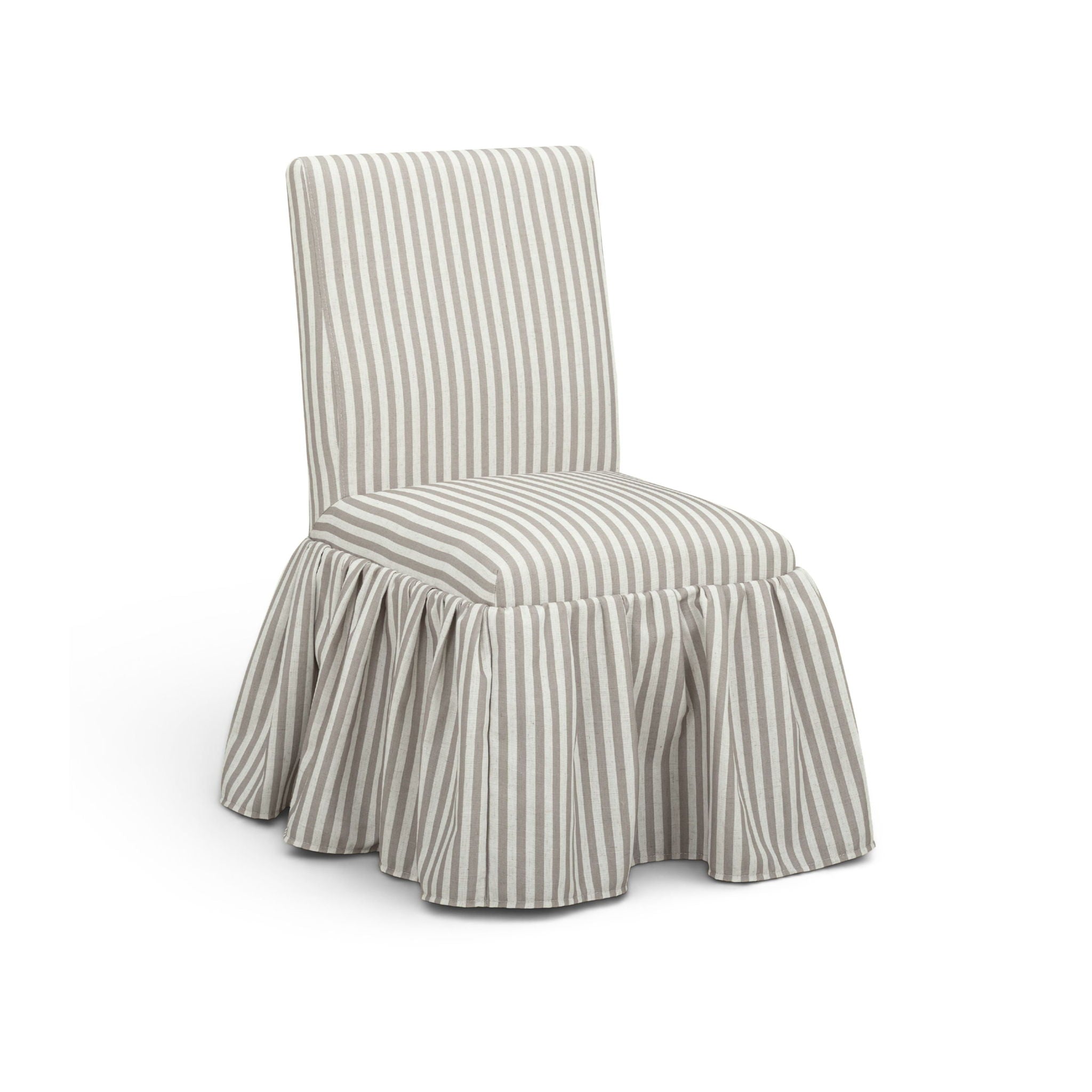 Gertrude - Striped Linen Dining Chair