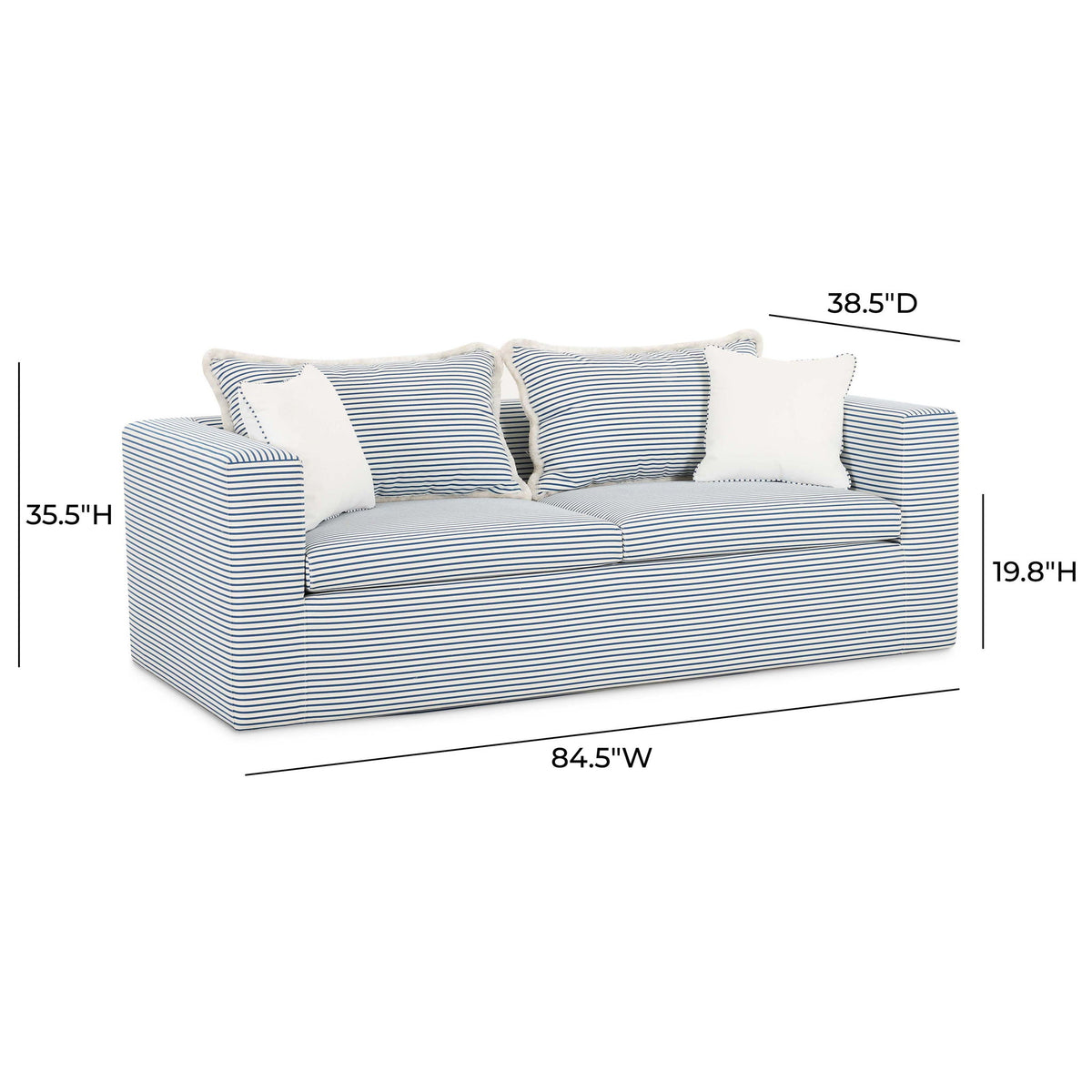 Salty - Indoor / Outdoor Striped Sofa