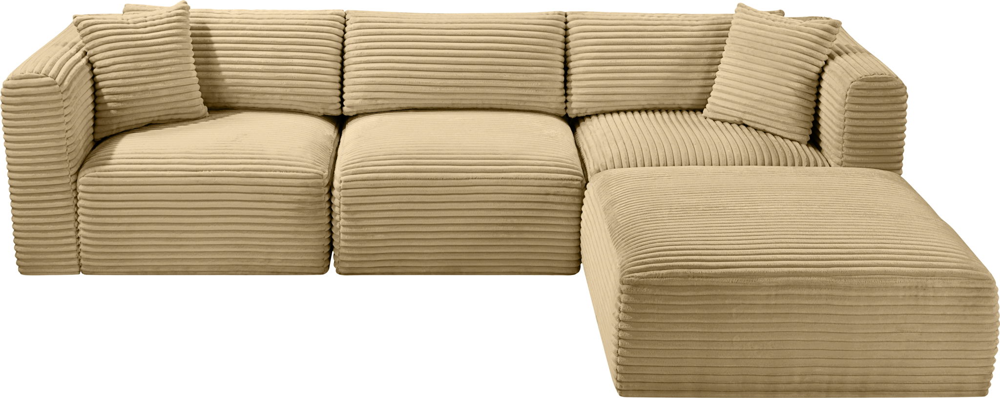 Shaggy - 4 Piece Modular Sectional