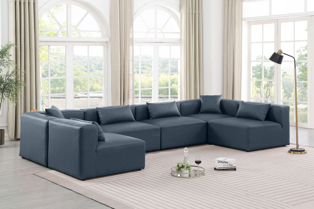 Cube - 6 Piece Modular Armless Sectional