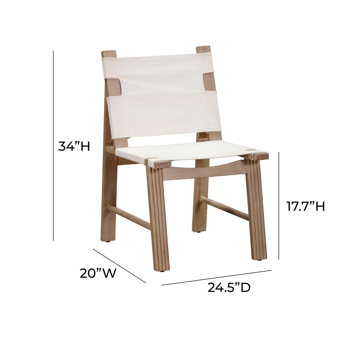 Cassie - Outdoor Dining Chair (Set of 2) - Cream