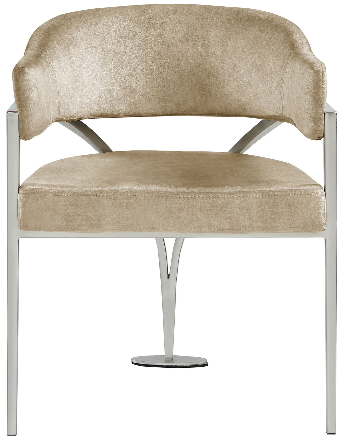 Madelyn - Dining Chair (Set of 2) - Brushed Chrome