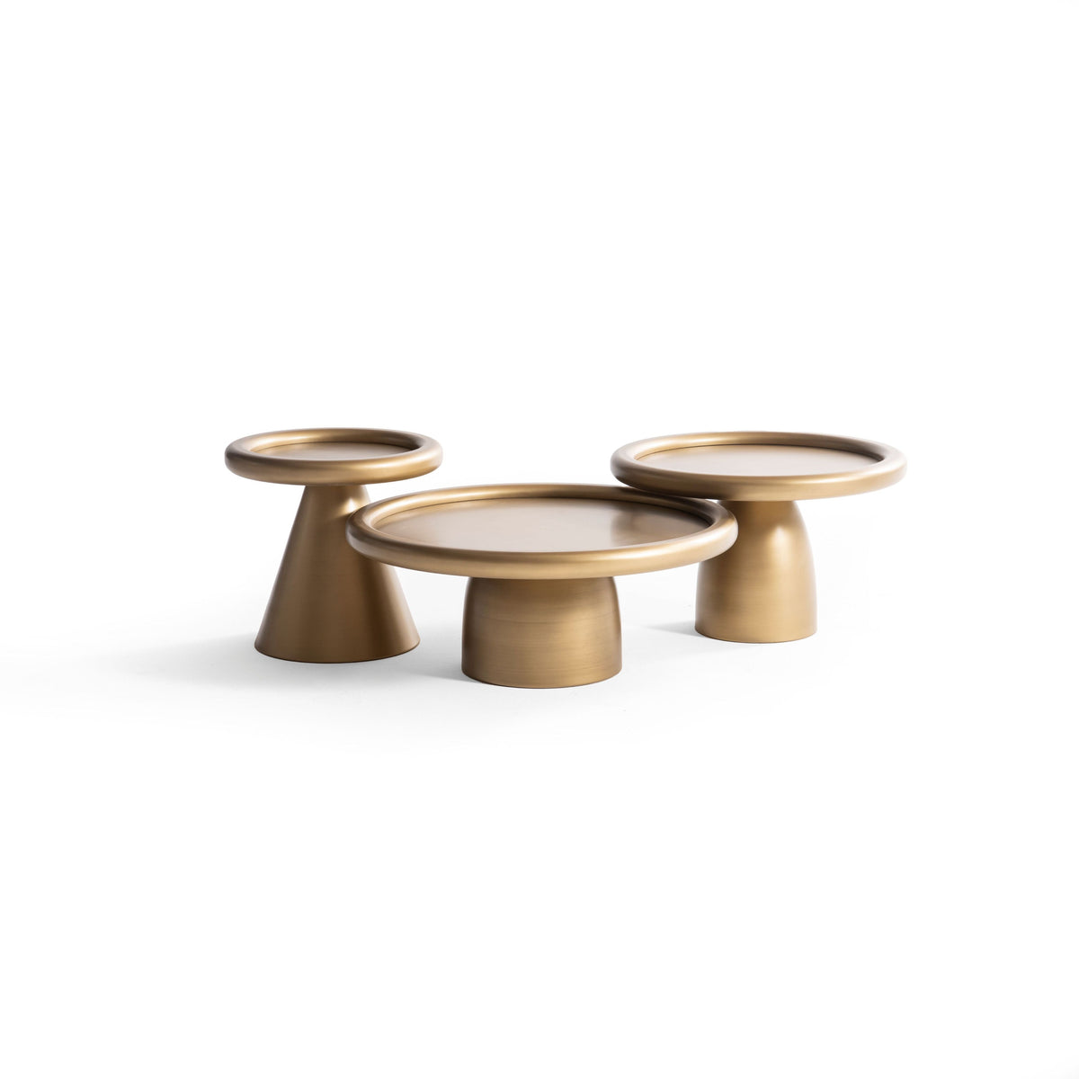 950 Gold 3-Piece Coffee Table Set