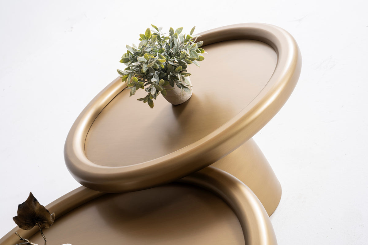 950 Gold 3-Piece Coffee Table Set