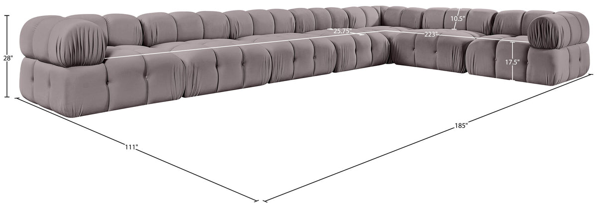 Orin - 7 Piece Modular Sectional (4 Modular Chairs, 3 Corner Chairs)