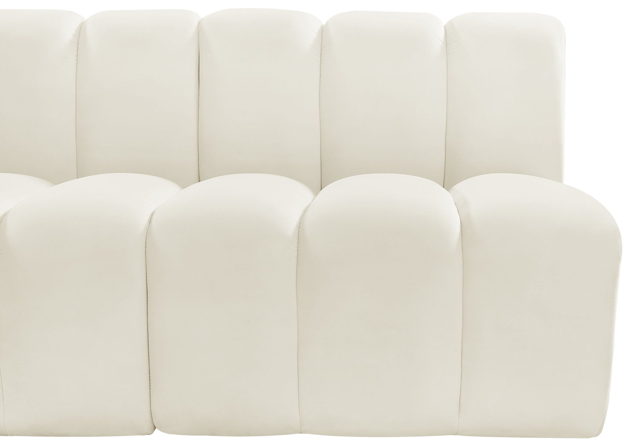 Arc - Velvet 3 Piece Modular Corner Sofa