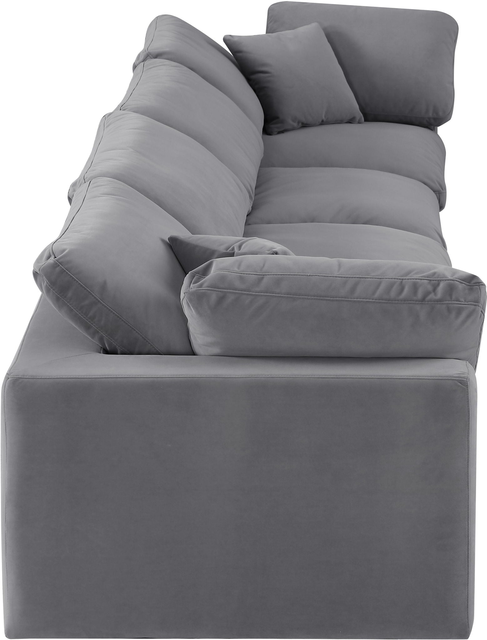 Comfy - Velvet Modular Sofa 4 Seats