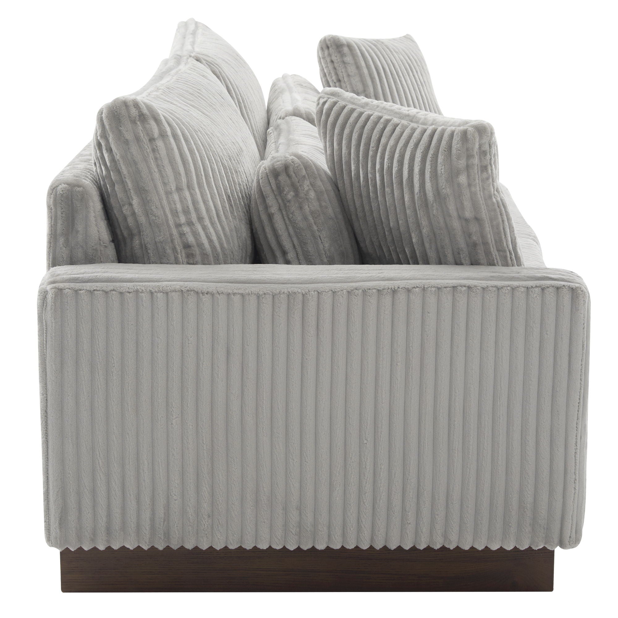 Modern Loveseat Sofa With 4 Pillows