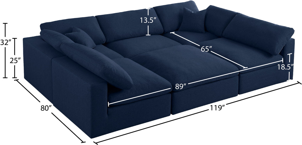 Serene - 6 Piece Modular Sectional
