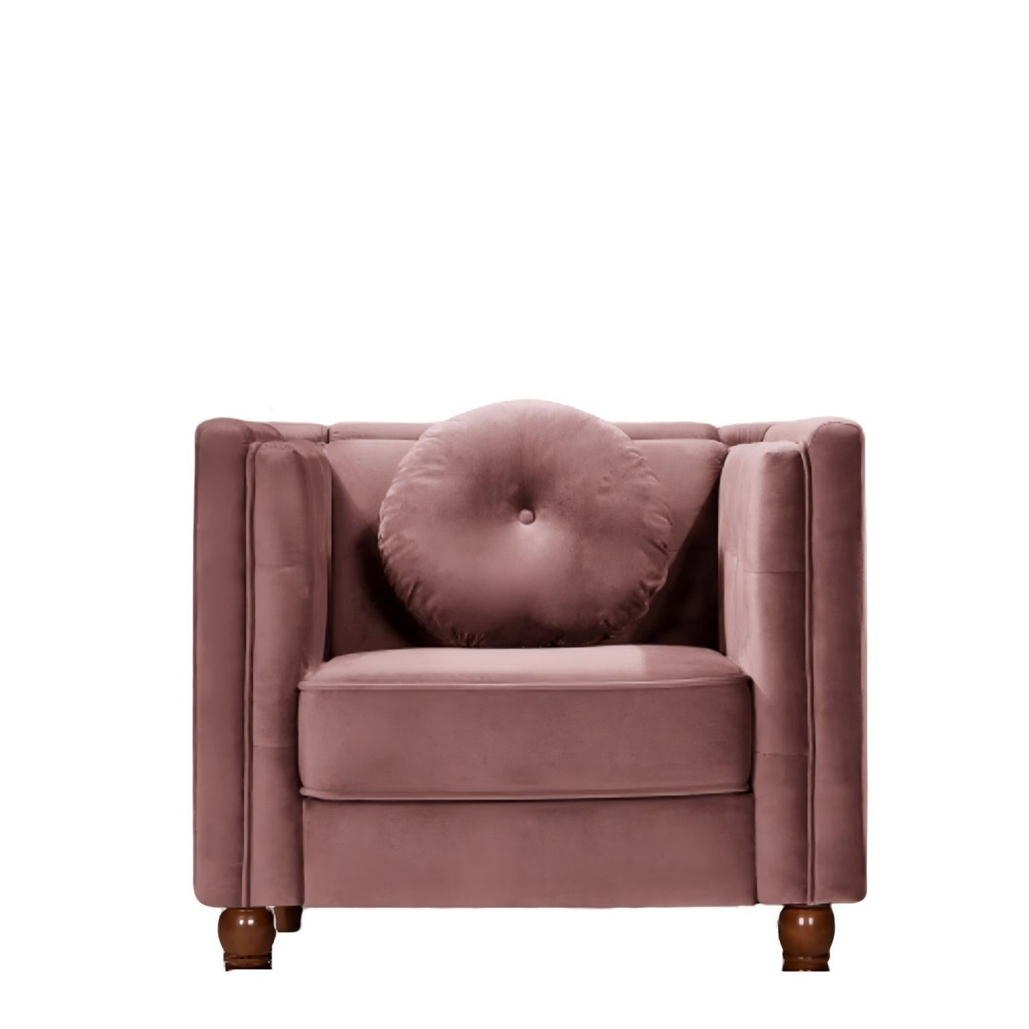 Chesterfield Accent Tufted Square Arm Side Chair