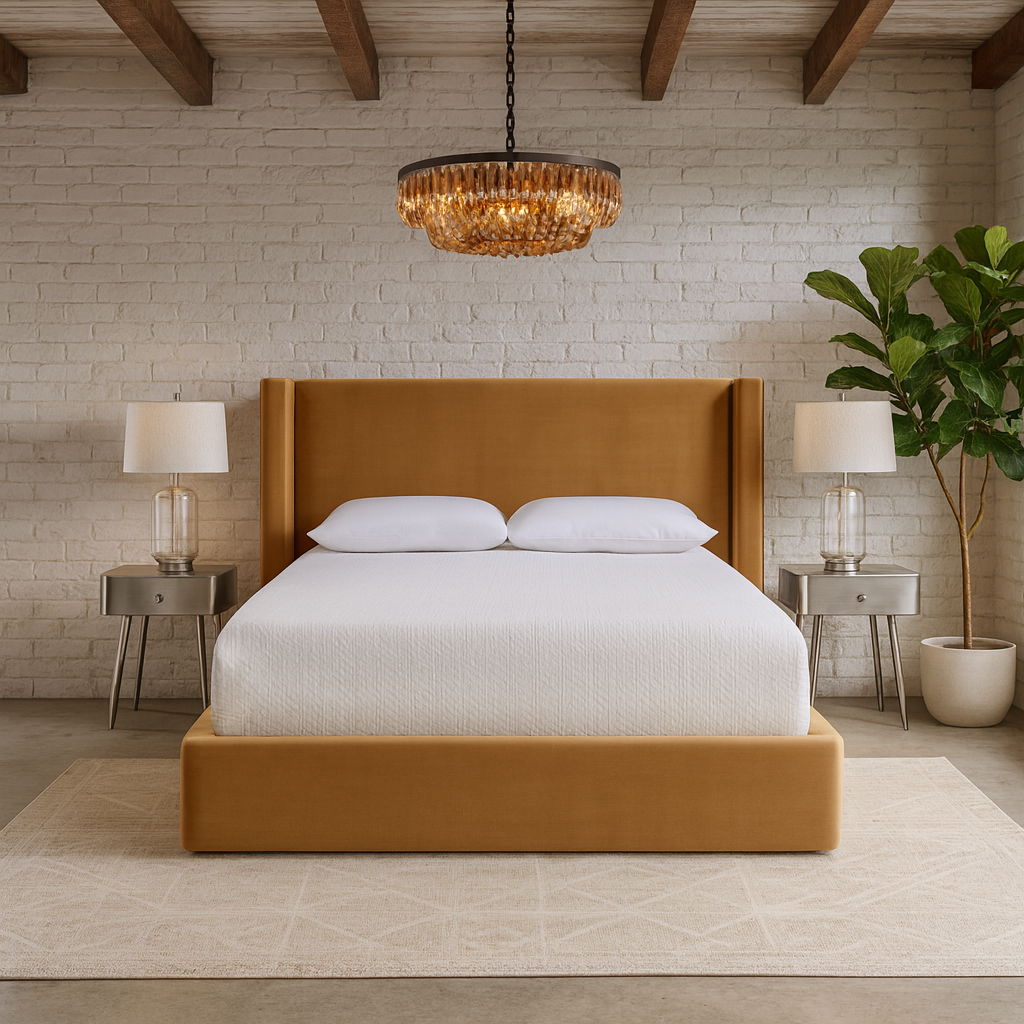 Kendall - Velvet Upholstered Bed