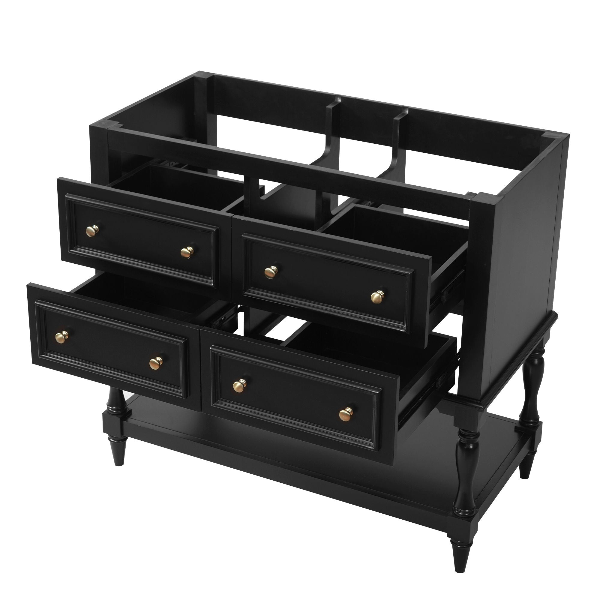 Modern Bathroom Vanity Cabinet With 4 Drawers