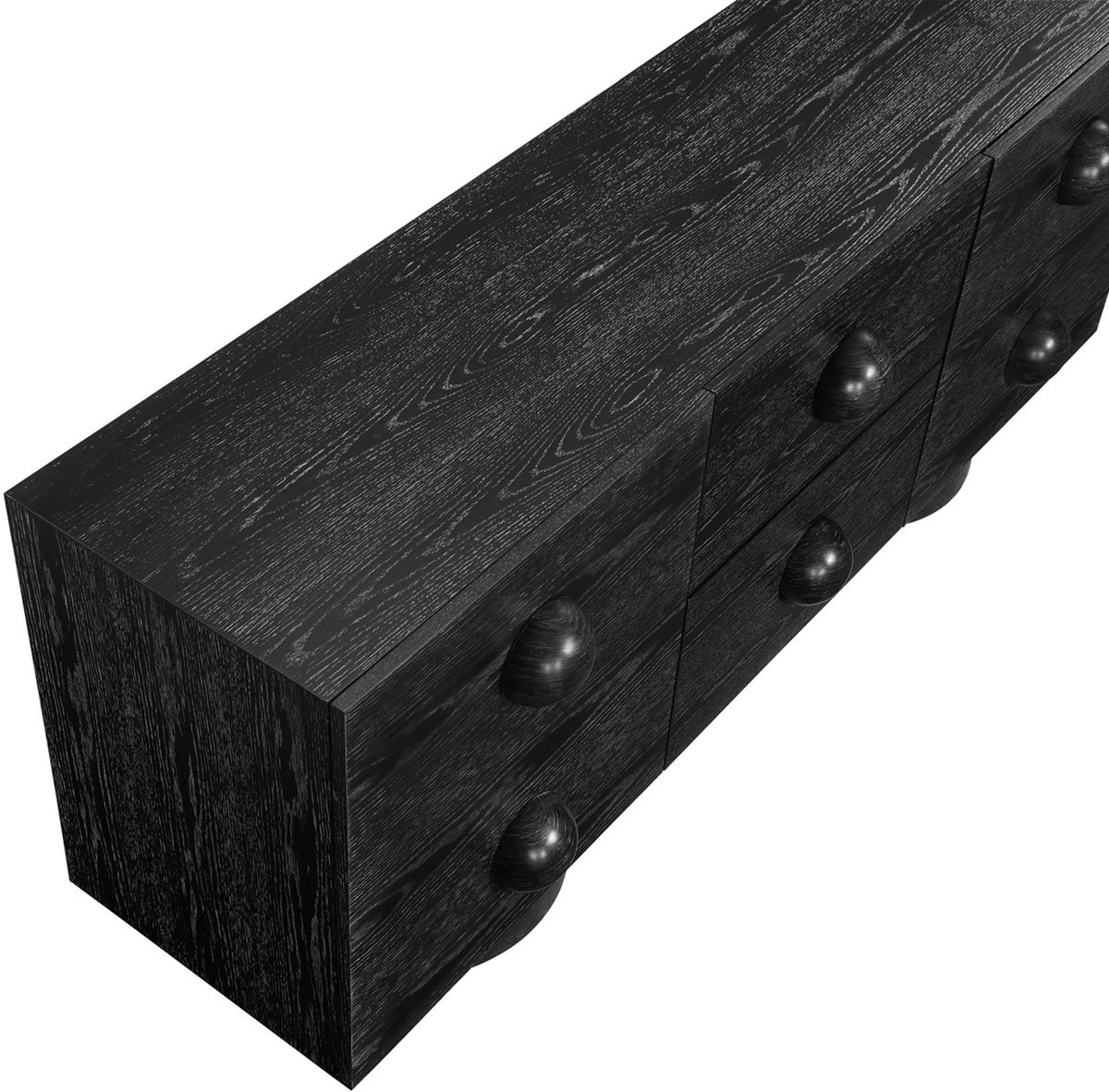 Bubble - Rubberwood with Oak Veneer Sideboard / Buffet