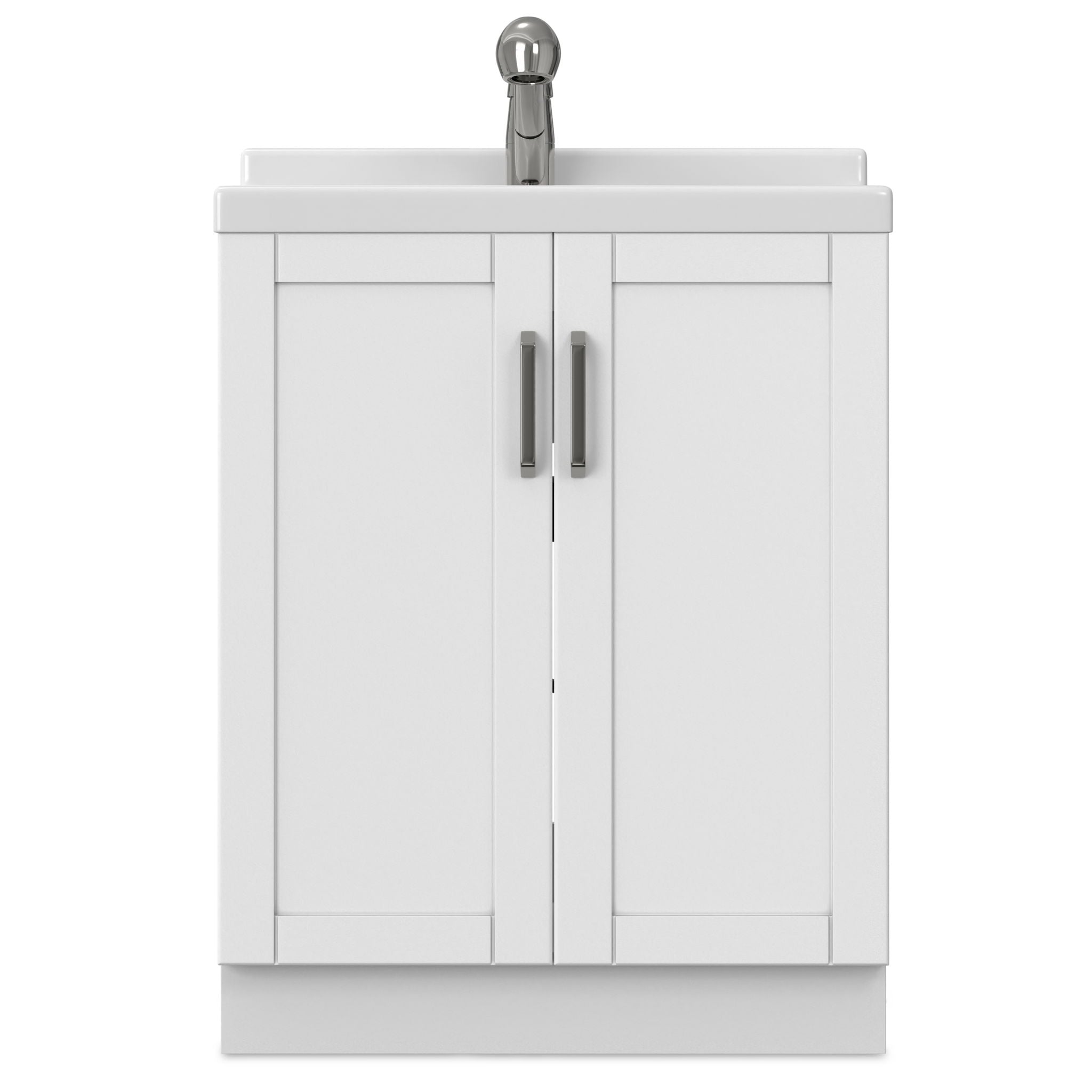 Kyle - Laundry Utility Sink And Cabinet - White