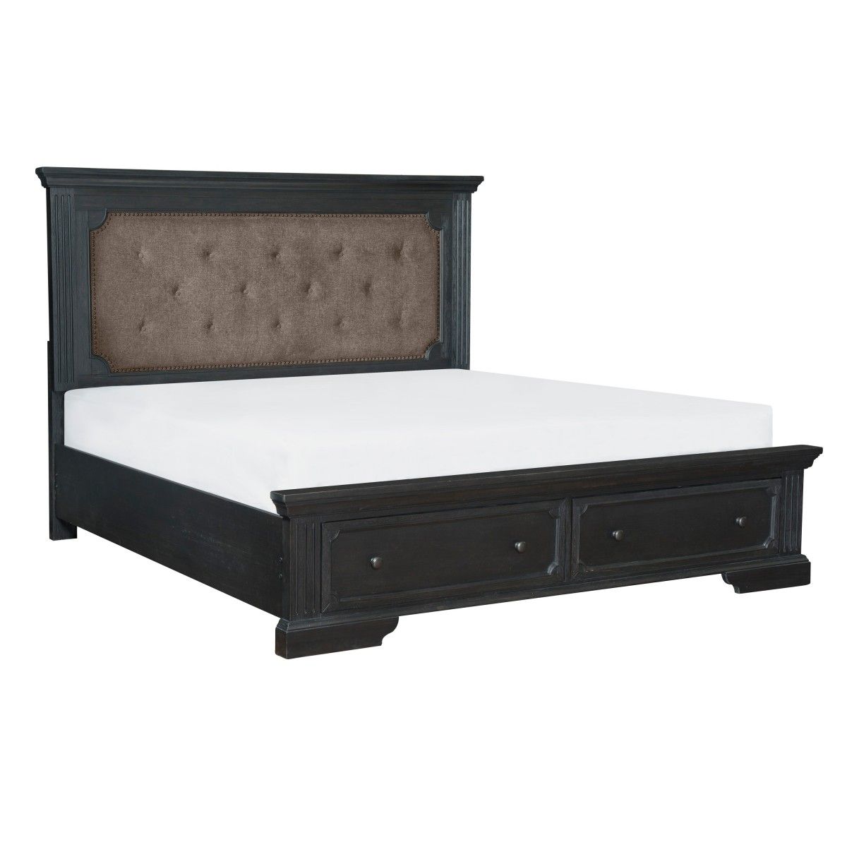 Bolingbrook - Platform Bed With Storage Footboard