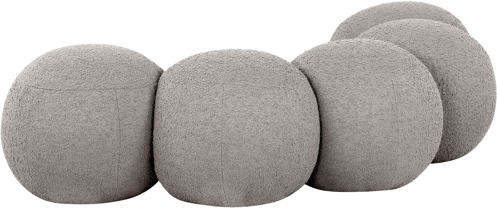 Apollo - Boucle Fabric Bench