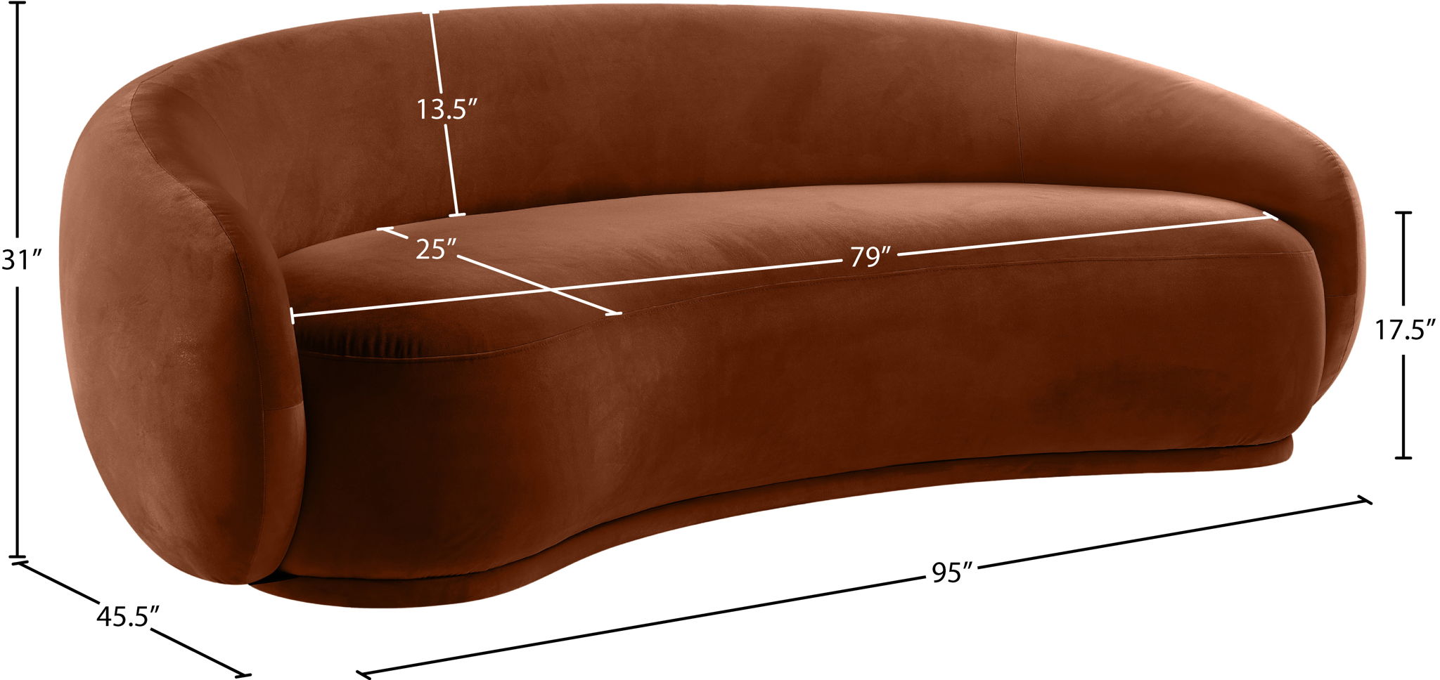 Emery - Velvet Sofa