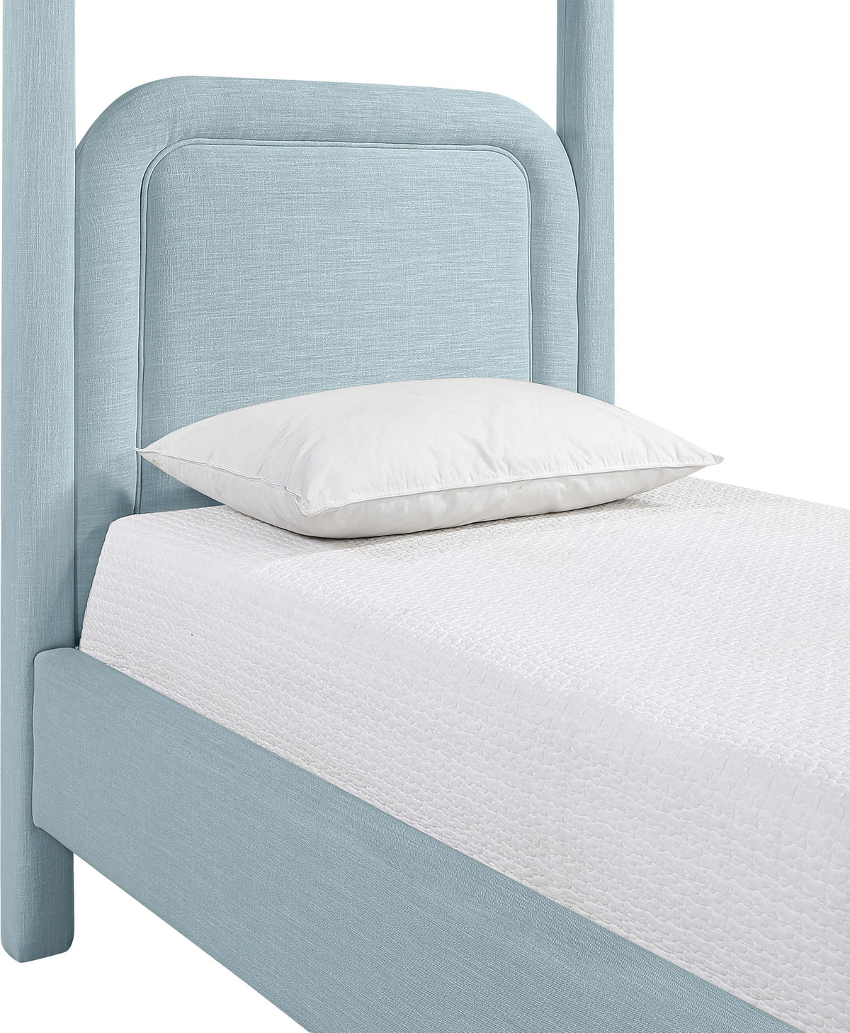 Salina - Linen Textured Fabric Upholstered Bed