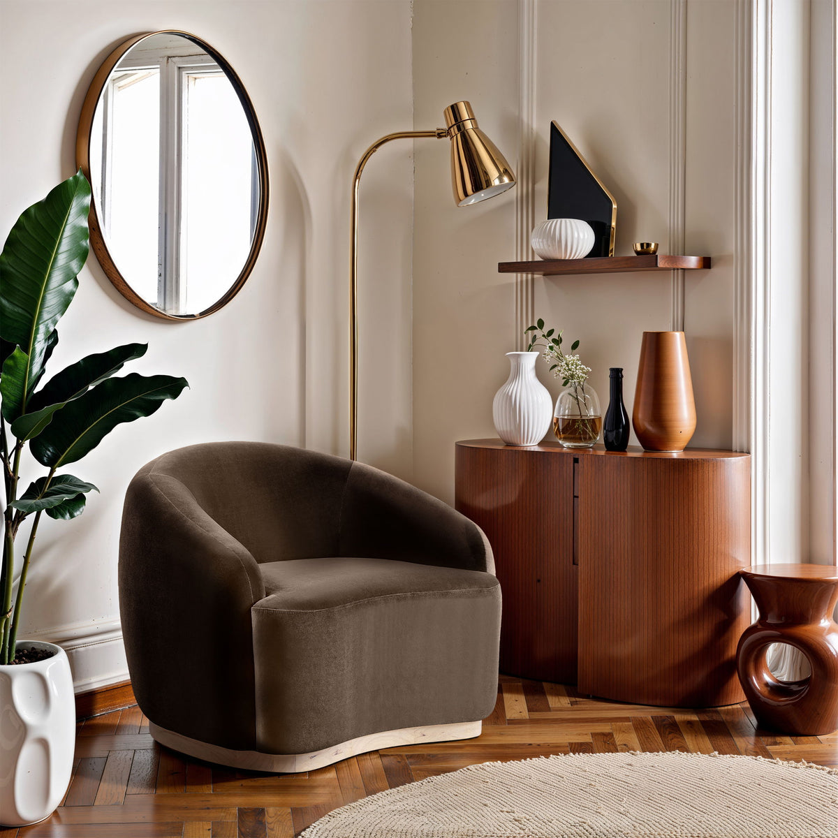 Gustavo - Velvet Upholstered Chair