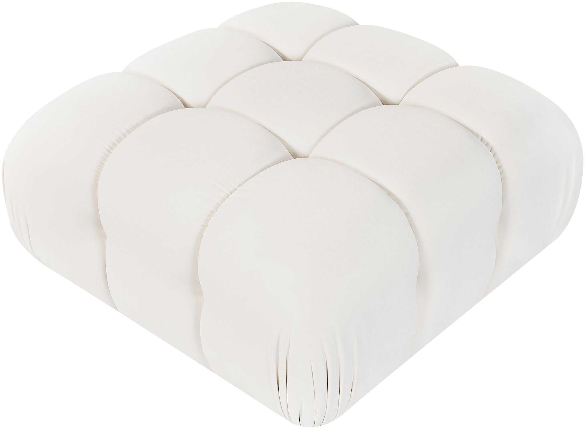Orin - Velvet Performance Fabric Upholstered Modular Ottoman