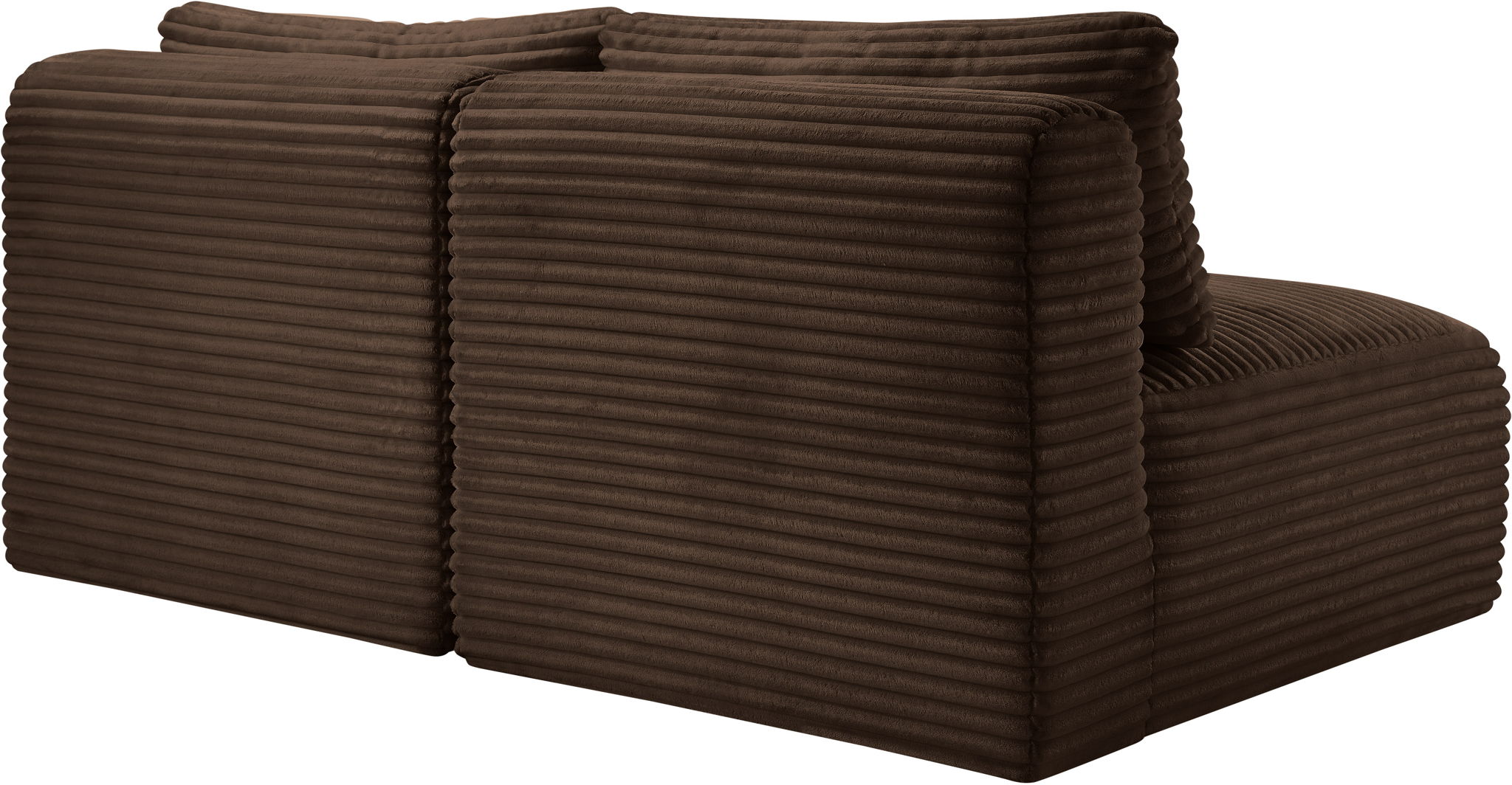 Shaggy - 2 Seat Modular Armless Sofa