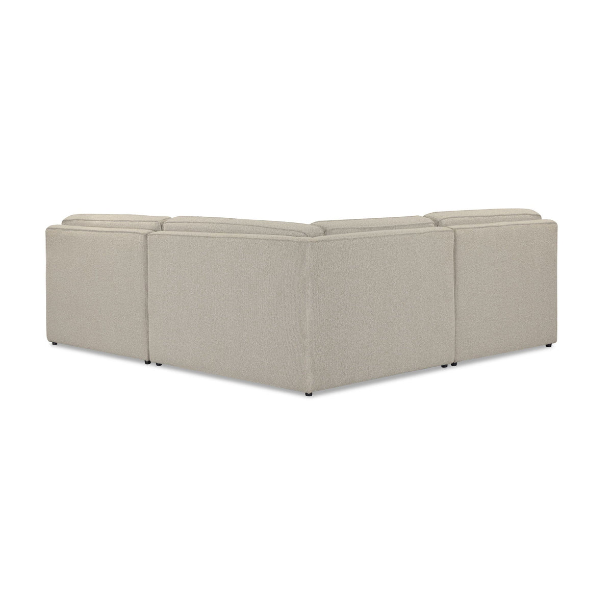 Yvette Warm Gray Boucle Sectional