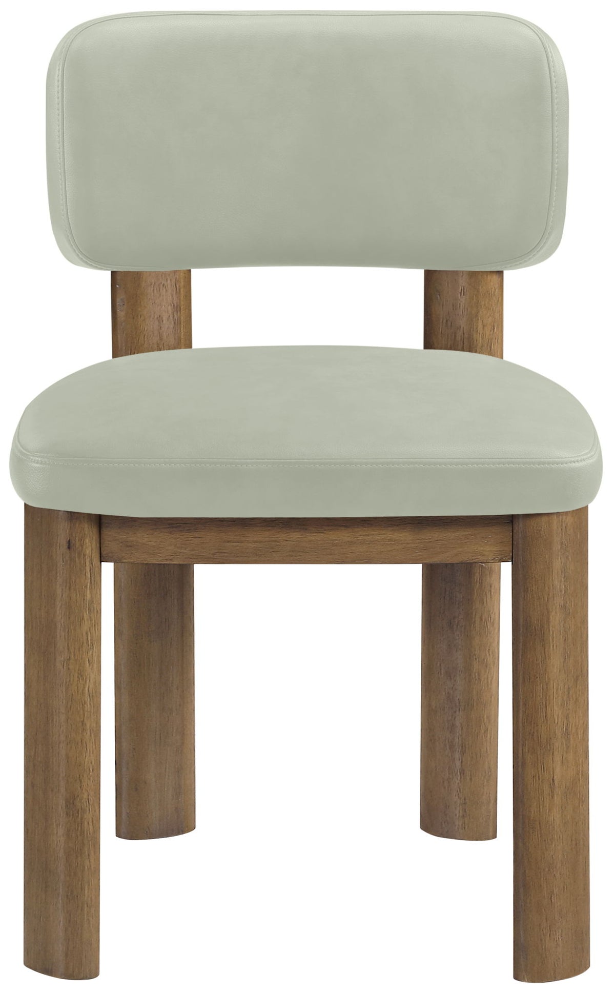 Paloma - Vegan Leather Upholstered Dining Chair (Set of 2) - Brown Frame