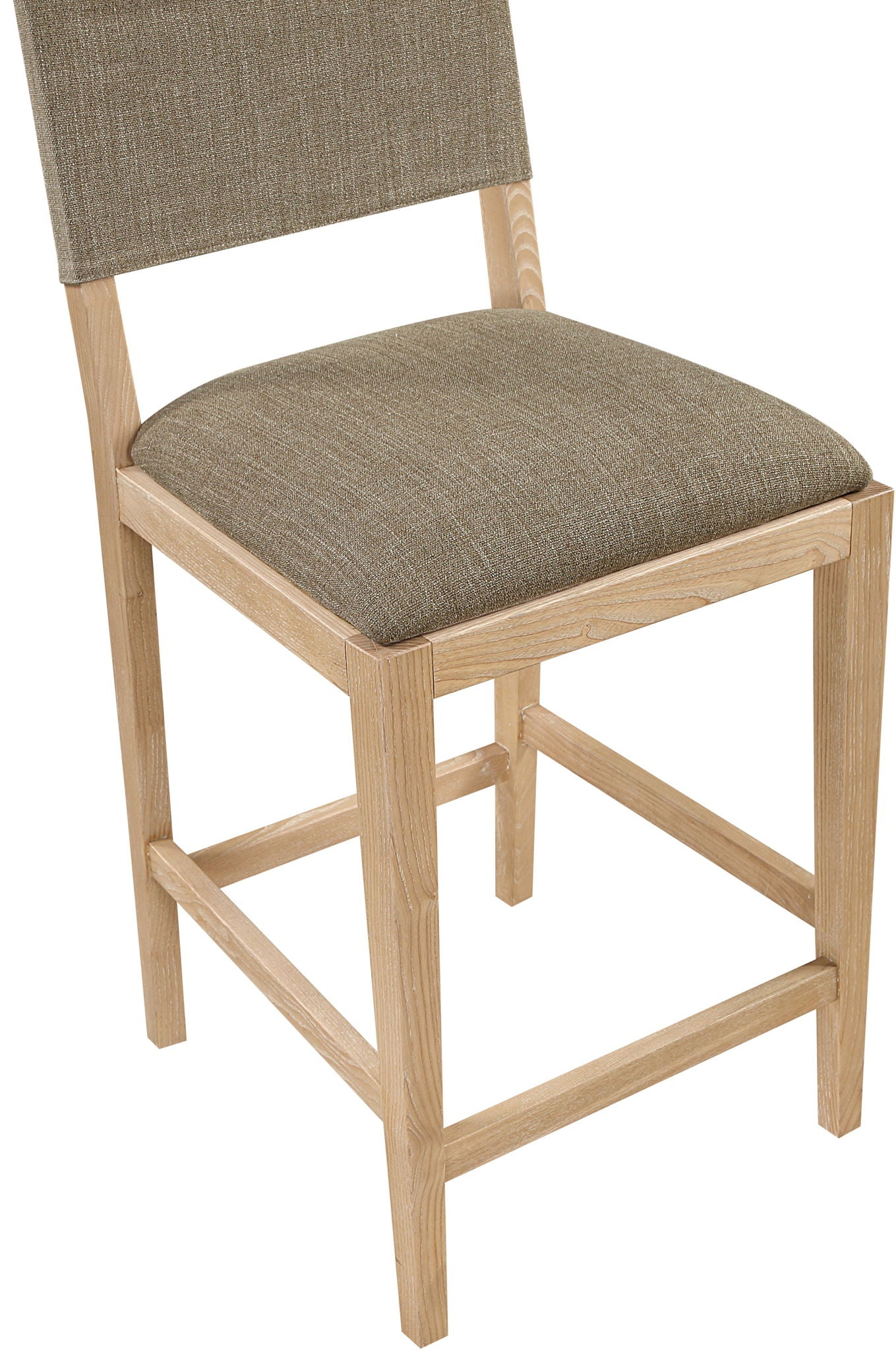 Avon - Linen Textured Performance Fabric Upholstered Counter Stool