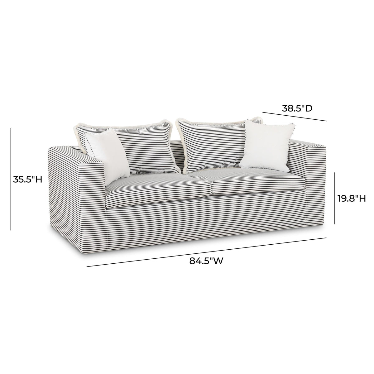 Salty - Indoor / Outdoor Striped Sofa