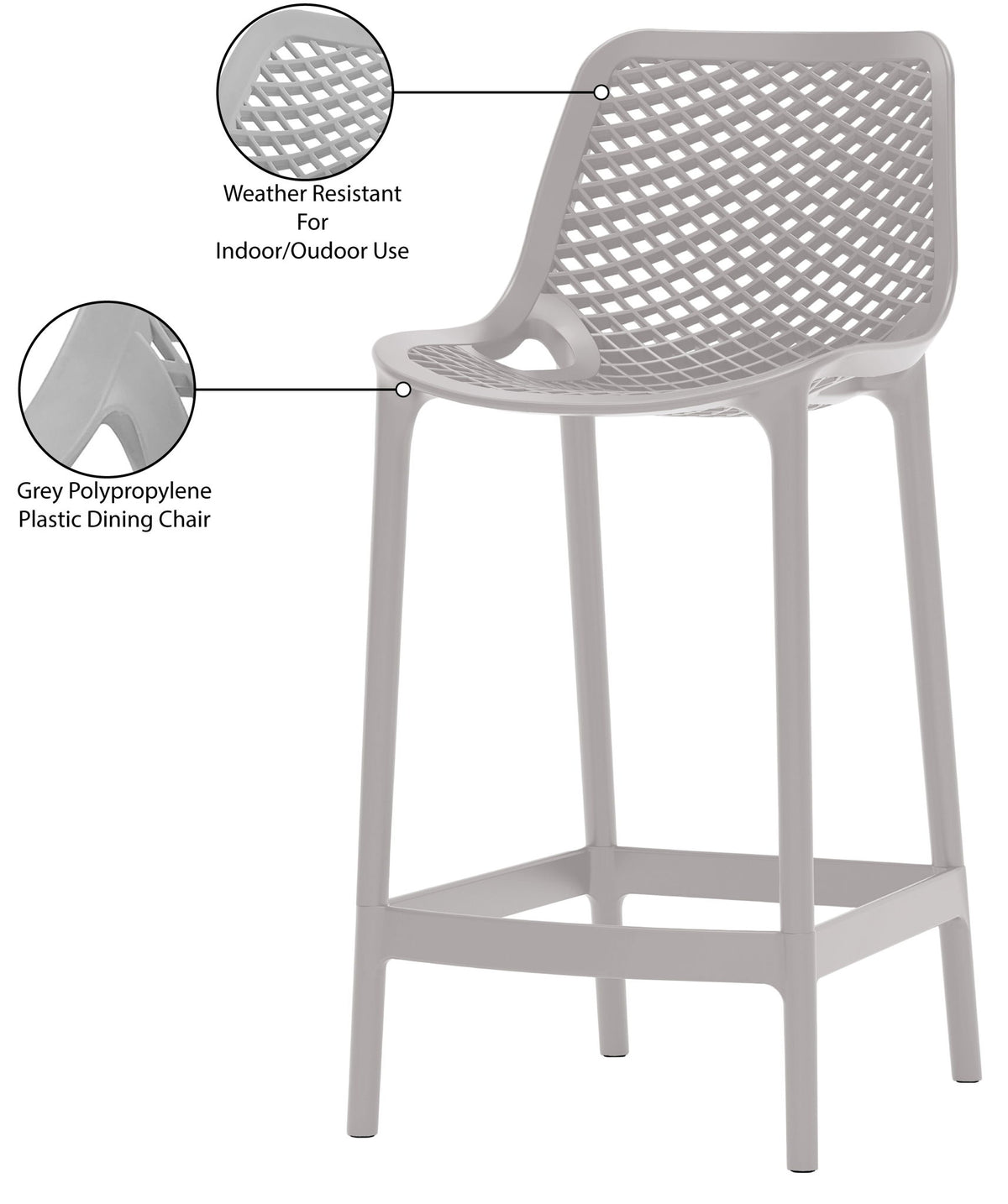 Mykonos - Outdoor Patio Stool (Set of 2)