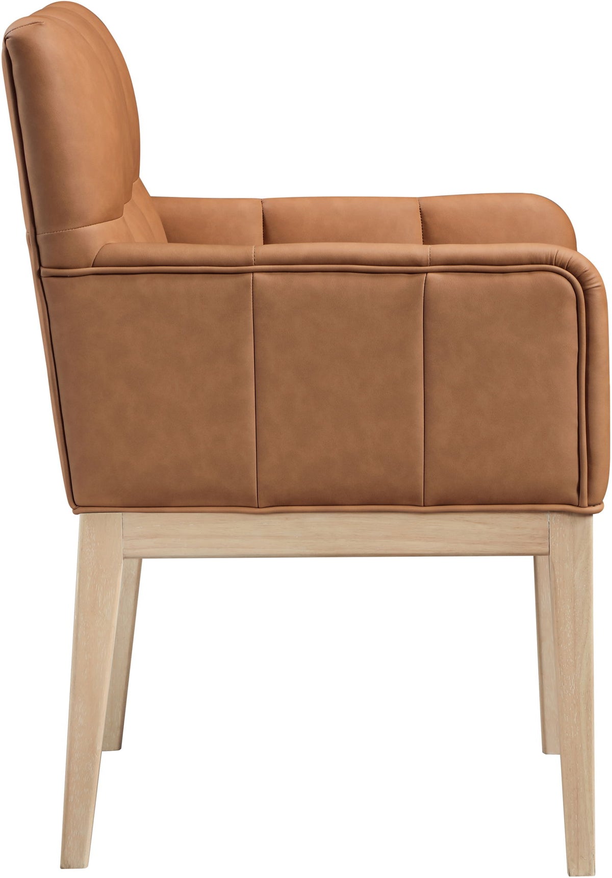 Adrian - Dining Arm Chair (Set of 2) - Light Brown Legs