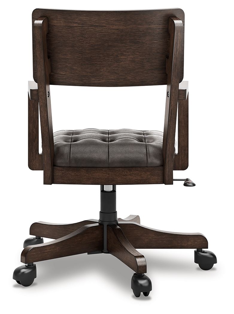 Breckington - Home Office Desk Chair - Dark Brown