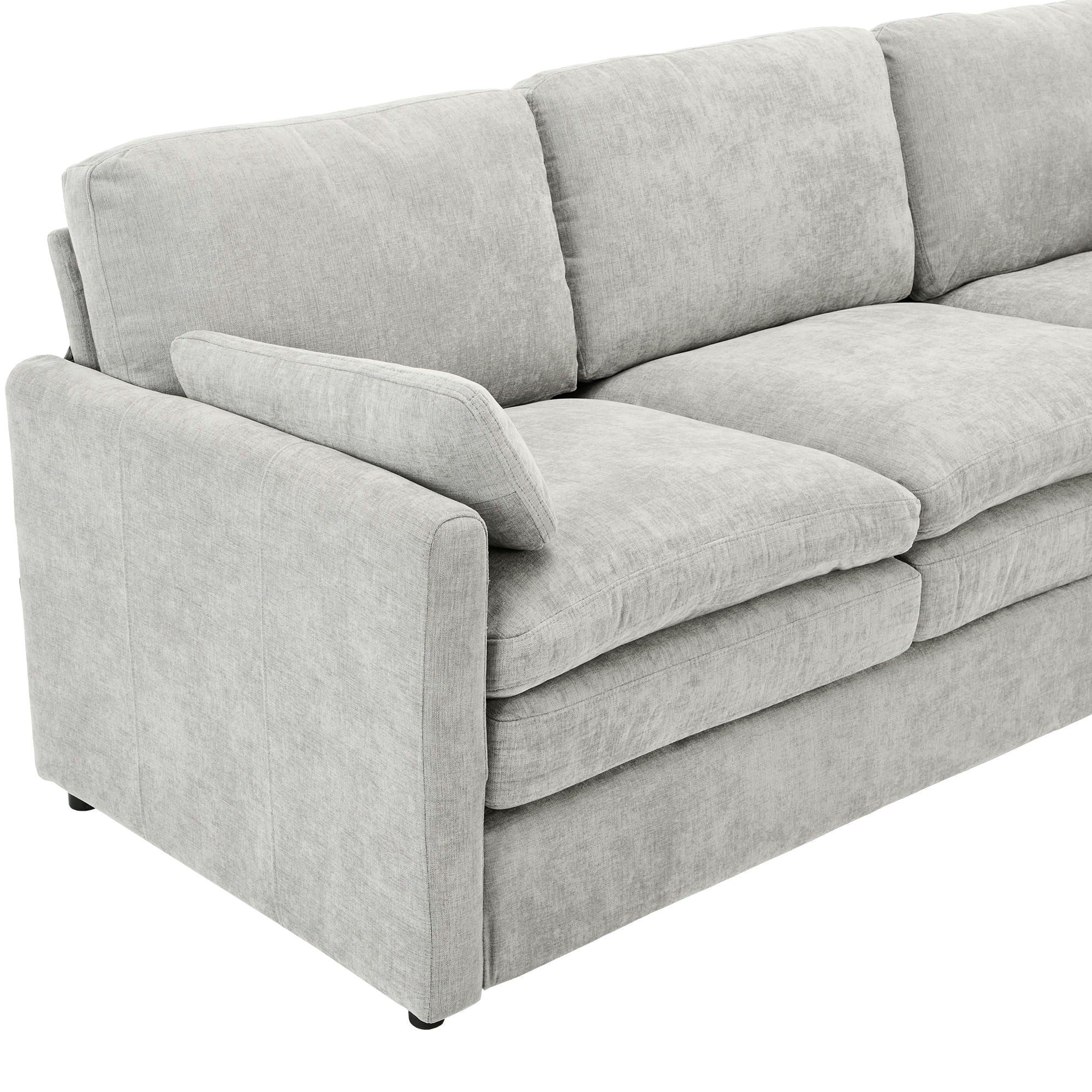 Cozy Upholstered Sofa Set For Living Room