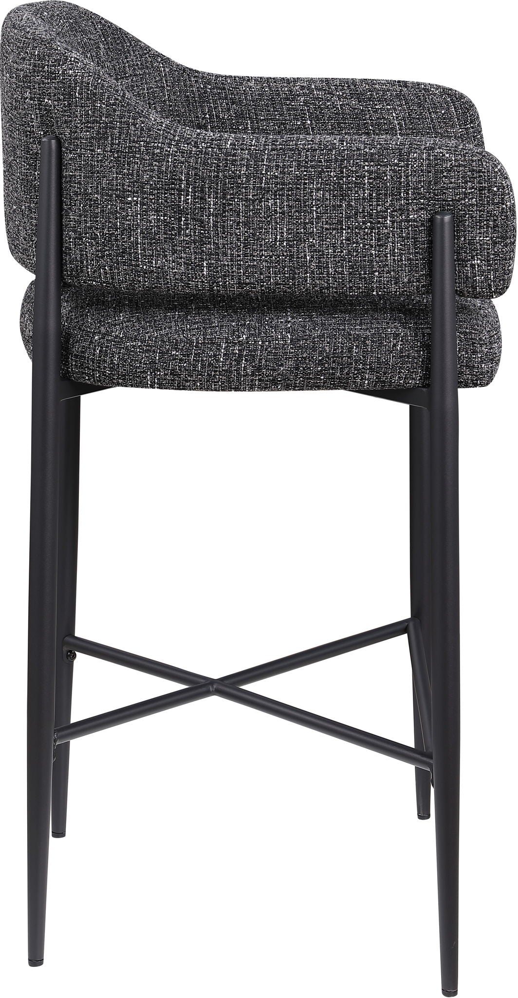 Dame - Fabric Upholstered Counter Stool (Set of 2)