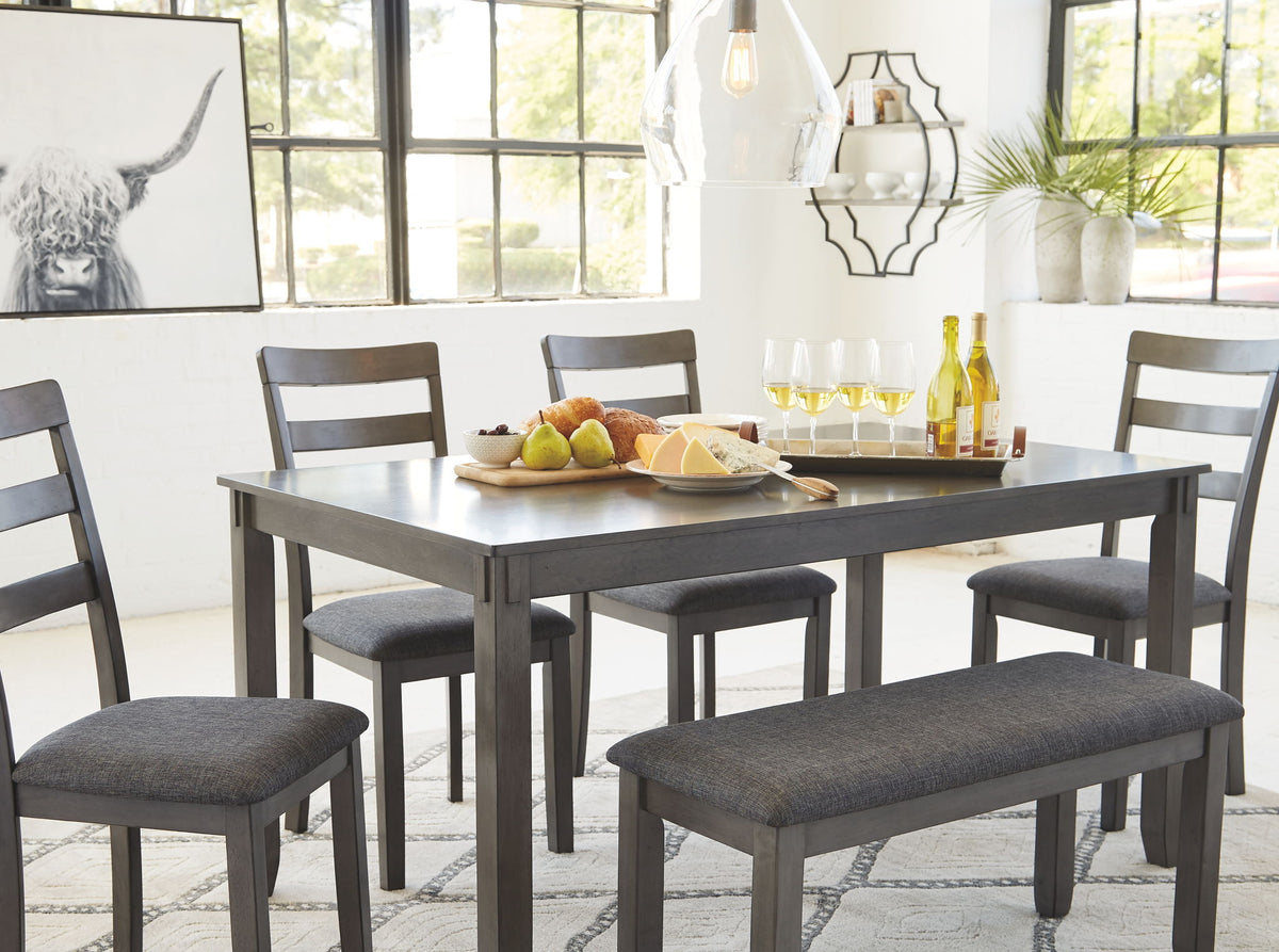 Bridson - RECT DRM Table Set (Set of 6) - Gray