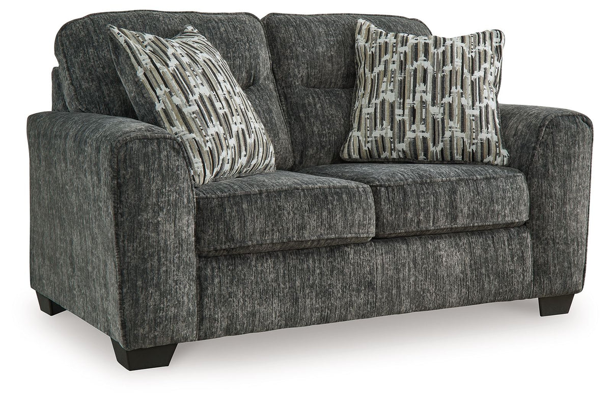 Lonoke - Loveseat - Gunmetal
