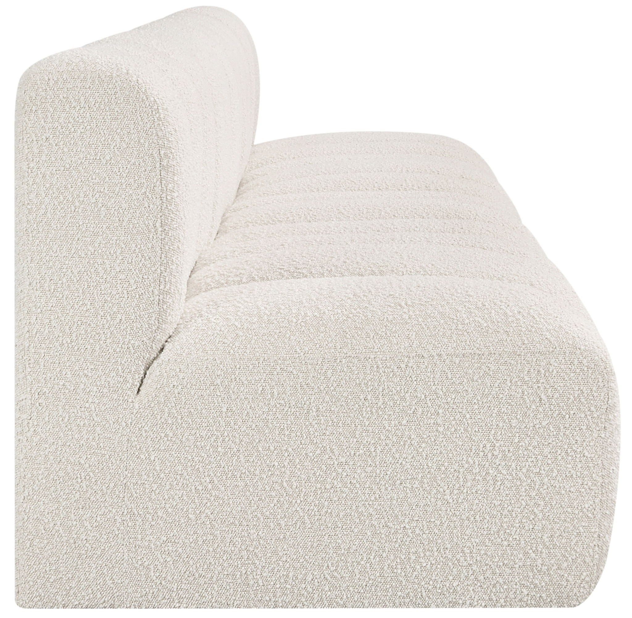 Arc - Boucle Fabric 4 Seats Modular Sofa
