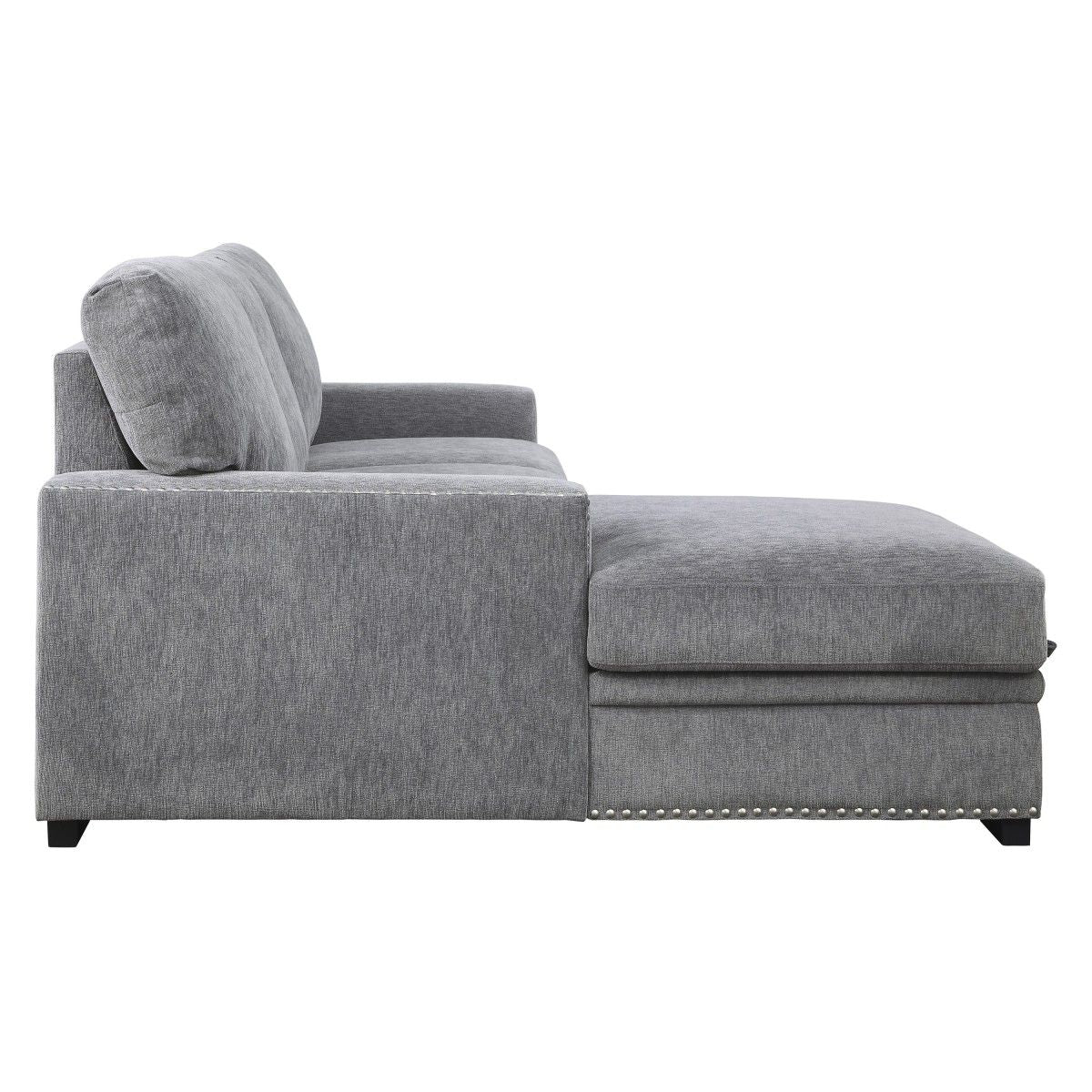 Morelia - 2 Piece Sectional With Pull-Out Bed And Chaise With Hidden Storage