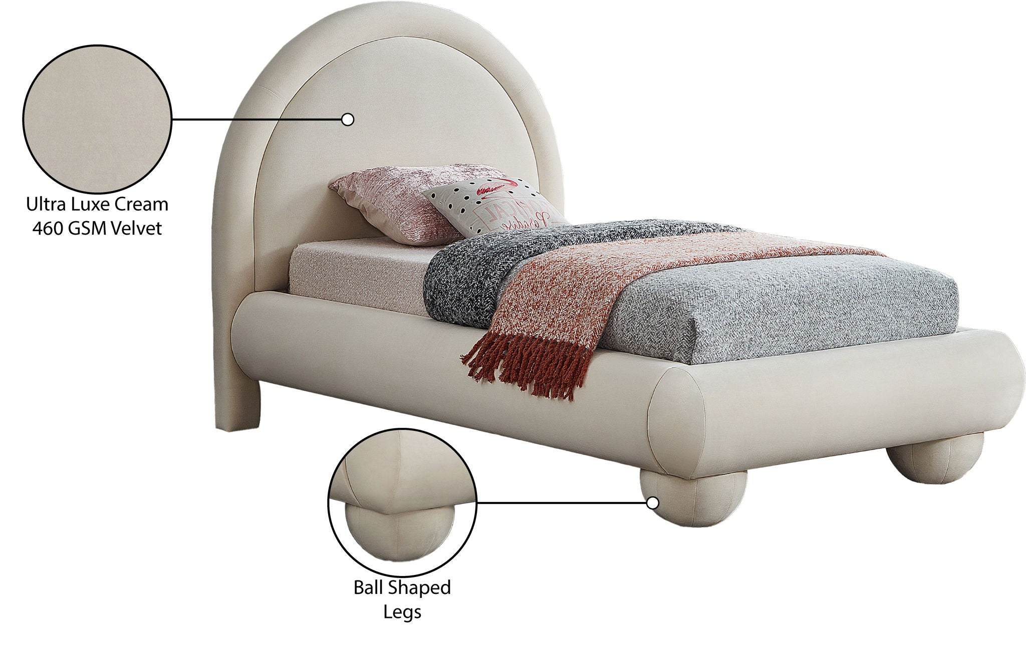 Madrid - Upholstered Bed
